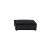 Velvet Armless Lounge Chair with Tufted Seat, Pocket Coil Cushion and Removable Cushions - 4 of 4