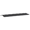 vidaXL Garden Bench Cushions 2pcs Black 78.7"x19.7"x2.8" Oxford Fabric - 4 of 4