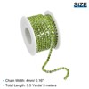 Unique Bargains DIY Bag Clothing Decoration Crystal Rhinestone Sew on Close Claw Chain Trim - 2 of 4