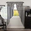 Annie Buffalo Black Check Prairie Long Panel Set of 2 84x36x18 VHC Brands - 2 of 4