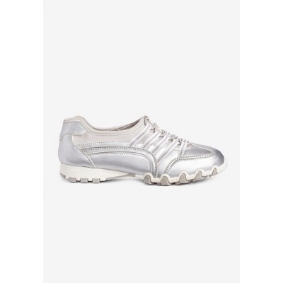 Женские кроссовки Comfortview CV Sport Tory Slip On Sneaker - 7 W, Silver (Wide Widths Available) — фото 5