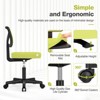 Sevobal Task And Office Chairs Low-Back Mesh Armless Office Chair, Swivel Rolling Chair No Arms With Lumbar Support, Green, 16.5"*17.9"*34.8" - 4 of 4