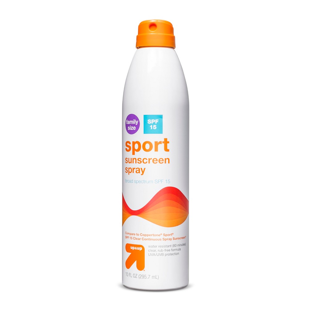Sport Sunscreen Spray Spf 15 - 9.1oz - Up&Up
