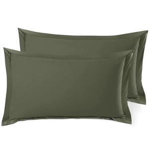 Nestl Soft Pillow Shams Set of 2, Double Brushed Microfiber Pillow Covers, Premium Pillow Shams With 1.5” Flange - 1 of 4