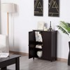 Vtec Trading Espresso Modern Bathroom Storage Floor Cabinet - 2 of 3