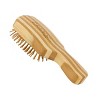 Bass Brushes The Green Brush - Men's Grooming Hair Brush 100% Premium Bamboo Pin Pure Bamboo Handle Club Style - 2 of 2