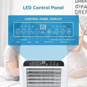 Acekool 8000 BTU Portable Air Conditioner, 3-in-1 Quiet AC with Dehumidifier & Fan, Remote, LED, Cools Up to 350 Sq.Ft, Easy Install, Home/Office - 1 of 4