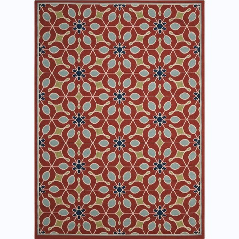 Nourison Caribbean CRB07 Rust Area Rug – Incredible Rugs and Decor