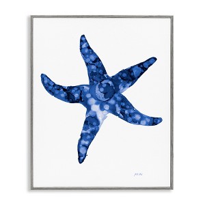 Stupell Industries Casual Starfish Beach Ocean Sea Life Painting Framed Giclee Art, Gray, 24" x 30" - 1 of 4