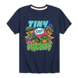 Boys' - Teenage Mutant Ninja Turtles Mutant Mayhem - Tiny But Mighty Short Sleeve Graphic T-Shirt - 1 of 3