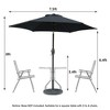 NicBex 7.5 Ft Outdoor Patio Umbrella,Table Umbrella for Patio,Market Umbrella Outdoor with Crank&Push Button Tilt,Base Not Included - 2 of 4