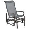 Maggift Patio Accent Chairs, Outdoor Chair, Park Love Seat with Breathable Sling Fabric, Suitable for Lawn, Garden and Porch, Gray, - 4 of 4