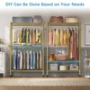 VIPEK R2 Plus 3 Tiers Portable Closets Heavy Duty Rolling Garment Rack Adjustable Clothes Rack - 2 of 4
