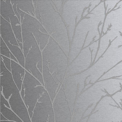 Woodland Mystery Silver Trail Trees Paste The Wall Wallpaper : Target
