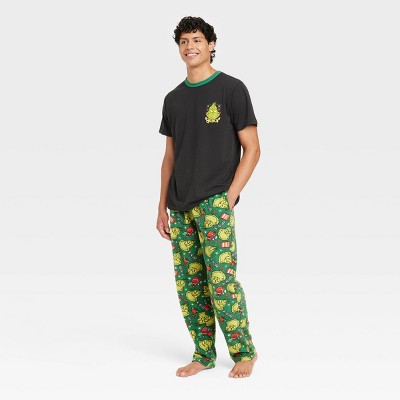 Men's Dr. Seuss The Grinch Pajama Set - Green