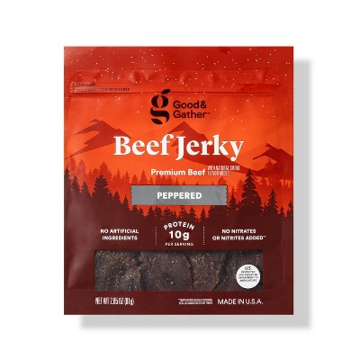 Peppered Beef Jerky - 2.85oz - Good & Gather™