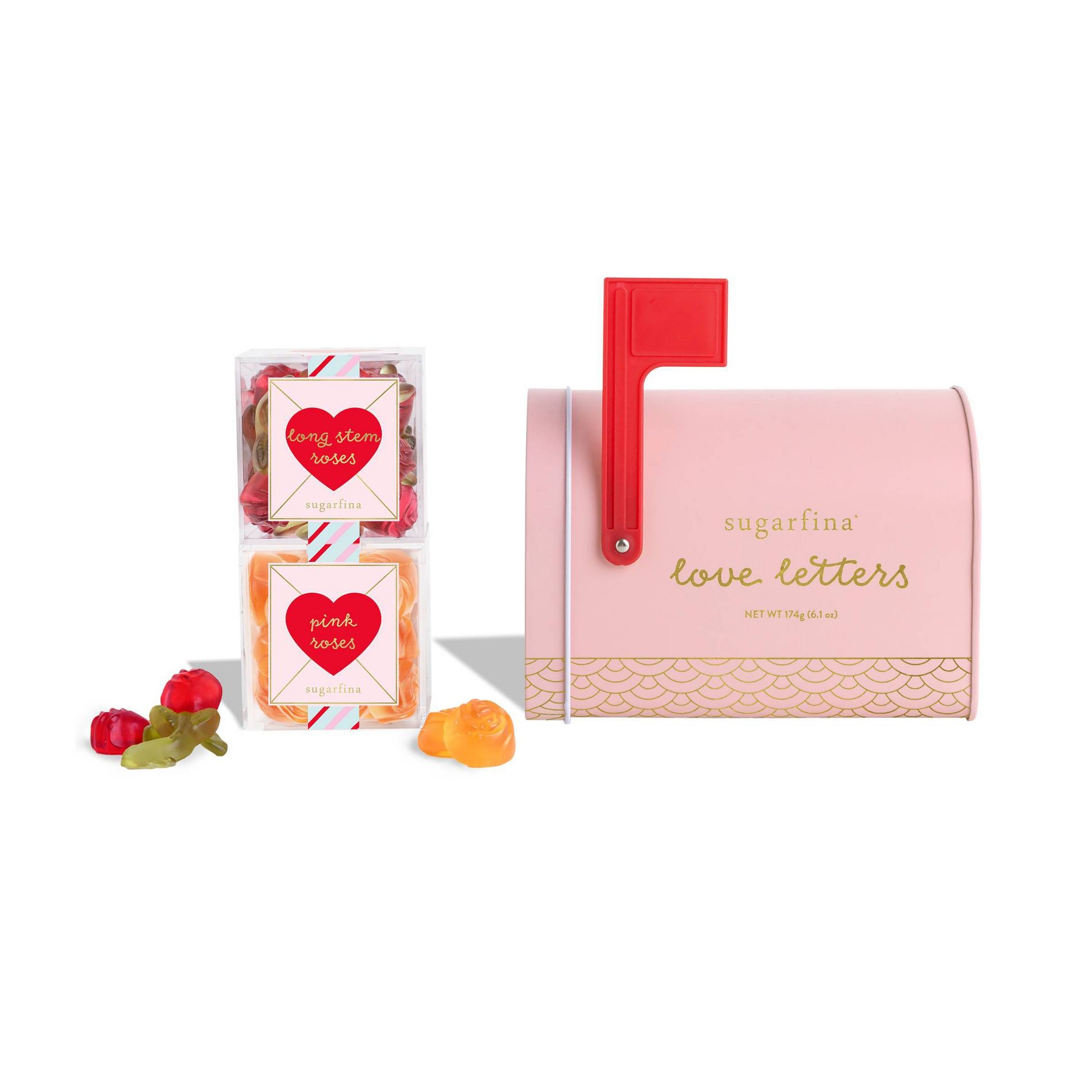 Sugarfina Valentine's Mailbox Bento Candy - 6.1oz/2pc