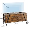 TV Stand for 65 Inch TV, Entertainment Center with Adjustable Shelf, 2 Drawers, TV Console Table, Media Console, U-Shaped Metal Legs - 2 of 4