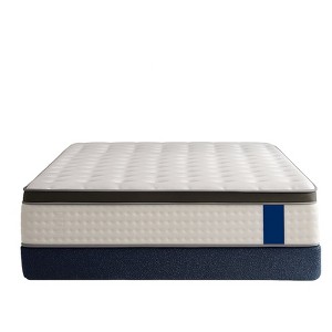 Itopfox Queen Hybrid Mattress in a Box with Memory Foam & Pocket Springs for Motion Isolation, Zoned Support & Pressure Relief, Medium Firm Feel - 1 of 4