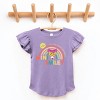 The Juniper Shop Mini Smiley Let The Adventures Begin Aria Flutter Sleeve Tee - 3 of 4