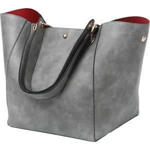 Paaaawaters Large Work Tote Bag for Women Designer Purses and Handbags Big Bucket bags Ladies Travel Crossbody Purse - 1 of 4