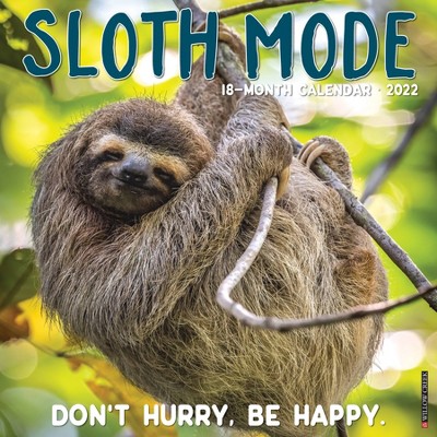 2022 Wall Calendar Sloth Mode - Willow Creek Press