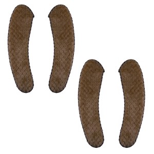 Unique Bargains 2 Pair Toilet Seat Cover Pad Bathroom Warm Toilet Seat Cushion Washable Reusable - 1 of 4
