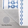 Moroccan Area Rug Washable Rug Soft Non Slip Low Pile Printed Geometric Trellis Rugs for Bedroom Living Room - 4 of 4