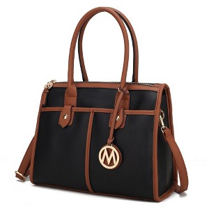 MKF Collection Livia Women's Satchel Bag Vegan Leather by Mia K - 1 of 4