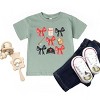 The Juniper Shop Coquette Baseball Red Chart Toddler Short Sleeve Tee - 3 of 4