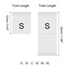 Unique Bargains S/M/L/XL/XXL/3XL Clothing Sewing Embroidered Size Labels 6 Roll - 2 of 4