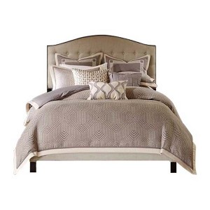 Gracie Mills Roberts Shades of Grey Comforter Set - 1 of 4