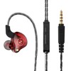 Wired Headset,In-ear Monitor Headphones,Hifi Subwoofer Mobile Phone Music Earbuds For Sports Running - 2 of 4
