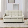 TIRAMISUBEST Sofas Loveseat Pull Out Sleeper Convertible with TypeC and USB Charging, Adjsutable Back for Small Space Living-4Color - 2 of 4