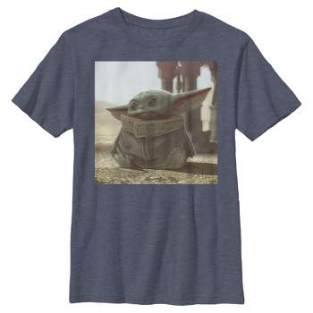 Boy's Star Wars The Mandalorian The Child Square Frame T-Shirt
