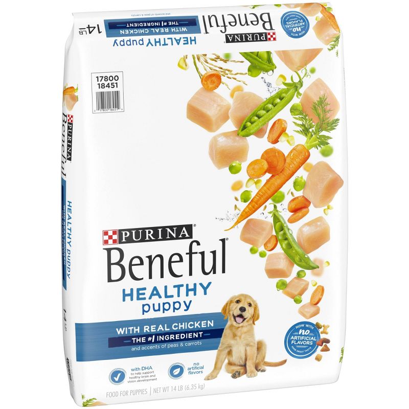 Purina Beneful with Real Chicken Healthy Puppy Dry Dog Food, 5 of 9