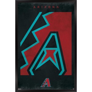 Trends International MLB Arizona Diamondbacks - Logo 25 Framed Wall Poster Prints - 1 of 4