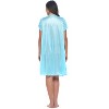 Casual Nights Women's Fancy Lace Neckline Silky Tricot Nightgown - 4 of 4