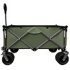 Vynxaria Foldable Multifunctional Utility Garden Cart - Ideal for Camping, Picnics, Beach Trips, Gardening, and Shopping - 2 of 4