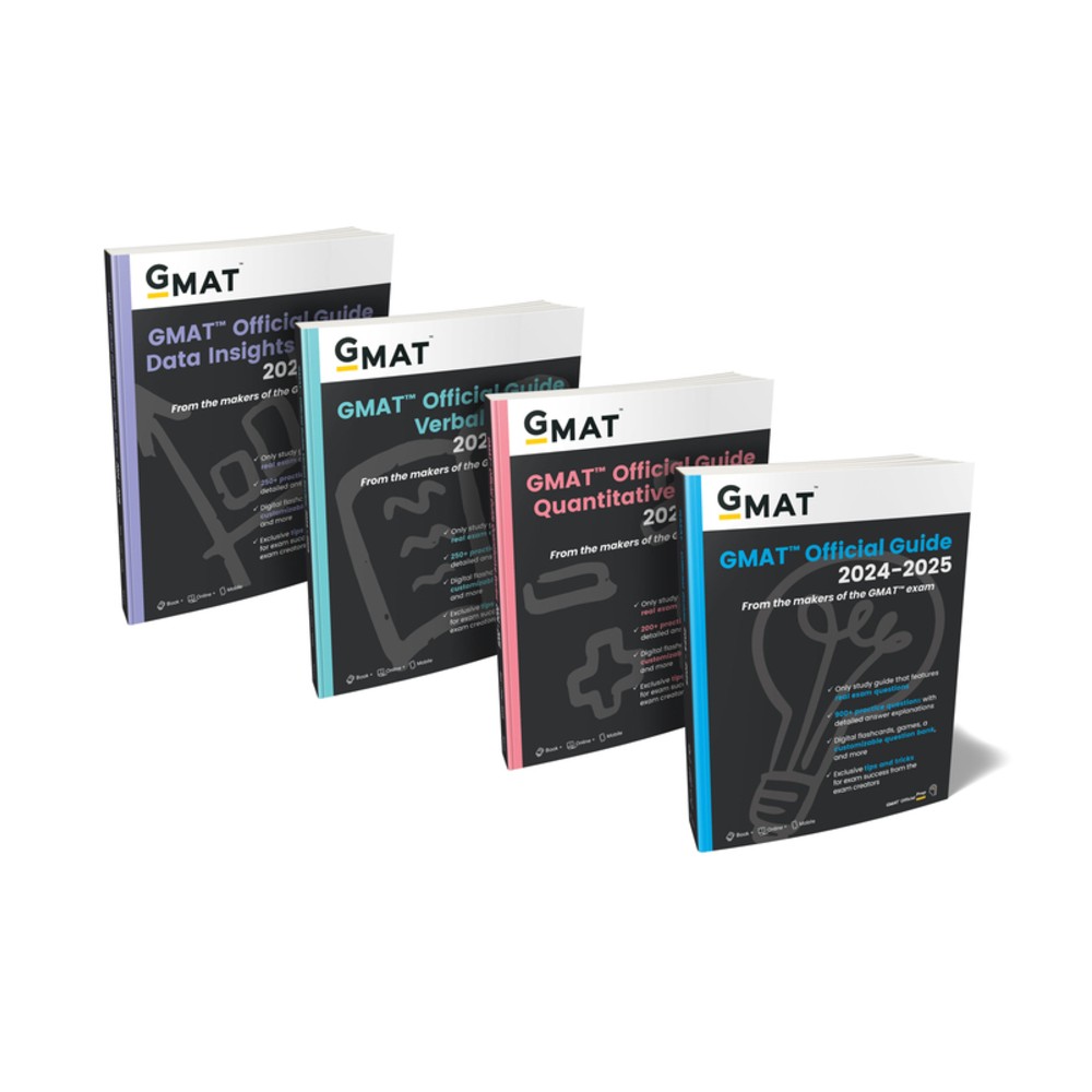 GMAT Official Guide 2024-2025 Bundle: Books + Online Question Bank - (Paperback)