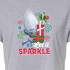 Women's - Trolls - Let It Sparkle Guy Diamond Cropped Graphic T-Shirt - 2 of 4