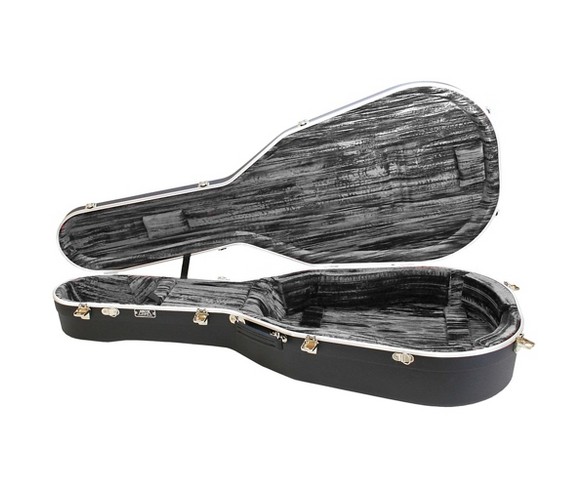 Hiscox Cases Classical Guitar Case/Small Black Shell/Silver Int-Artist