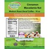 Larissa Veronica Cinnamon Macadamia Nut Medium Roast Decaf Coffee (Gourmet, Naturally Flavored, Whole Coffee Beans) (16 oz, ZIN: 560026) - 2 of 4