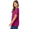 Woman Within Plus Size Perfect Short-Sleeve Scoopneck Tee - 4 of 4