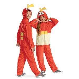 Disguise Boys' PokeMon Fuecoco Hooded Jumpsuit Classic Costume - 1 of 1