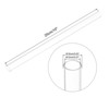 Unique Bargains Lamp and Lantern Water Cooling System Acrylic Rigid Round Pipe Clear 10" - 2 of 4