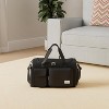 Travel Duffel Bag with Shoes Compartment Sports Gym Bag with Dry Wet Separated Pocket, Overnight Bag Weekender Bag Training Handbag Yoga Bag - 2 of 4