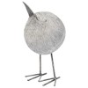 HomeRoots 8" Off White Resin And Metal Snipe Bird Tabletop Sculpture - 4 of 4