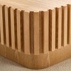 PAGED Wood Coffee Table Living Room Table Modern Handcraft Drum Center Table with Sturdy MDF Pedestal for Living Room, Study - 4 of 4