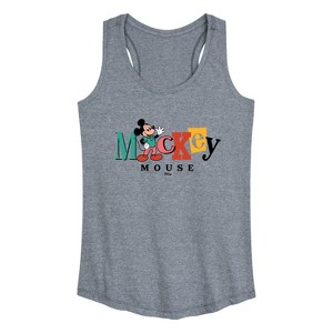 Women's - Disney - Mickey Graphic Racerback Tank - 1 of 4